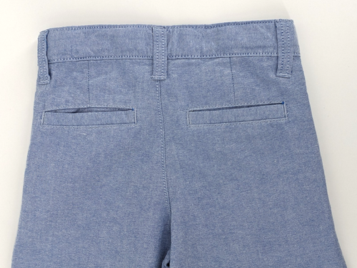 Dressed Up by Gymboree Blue Chambray Pants Boy's Size 6 Slim - Picture 4 of 12