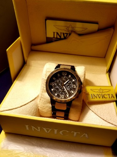 INVICTA SWISS MADE INFINITY PROWLER TACHYMETER 3756 9.9/ 10 / MINT VIRTUALLY NEW - Picture 1 of 18