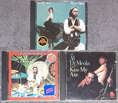 Al Di Meola: Elegant Gypsy 1977/Casino 1978/Kiss My Axe 1991 CD Collection