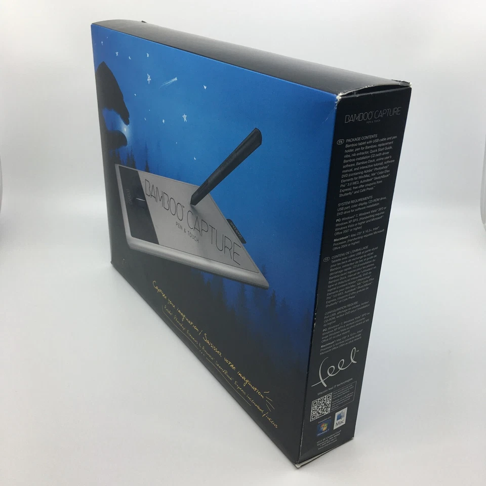 Wacom Bamboo Capture Pen & Touch Pad CTH470M KSO-A642 Adobe Photoshop Elements - Image 3 of 4