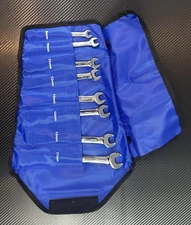 WorkPro 8PCS Ratcheting Combination Wrench Set Metric 8-17 mm