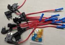 12Pk 4 Types Fuse Tap Automotive 12V Car Add-a-Circuit Standard Mini Micro2 Kit