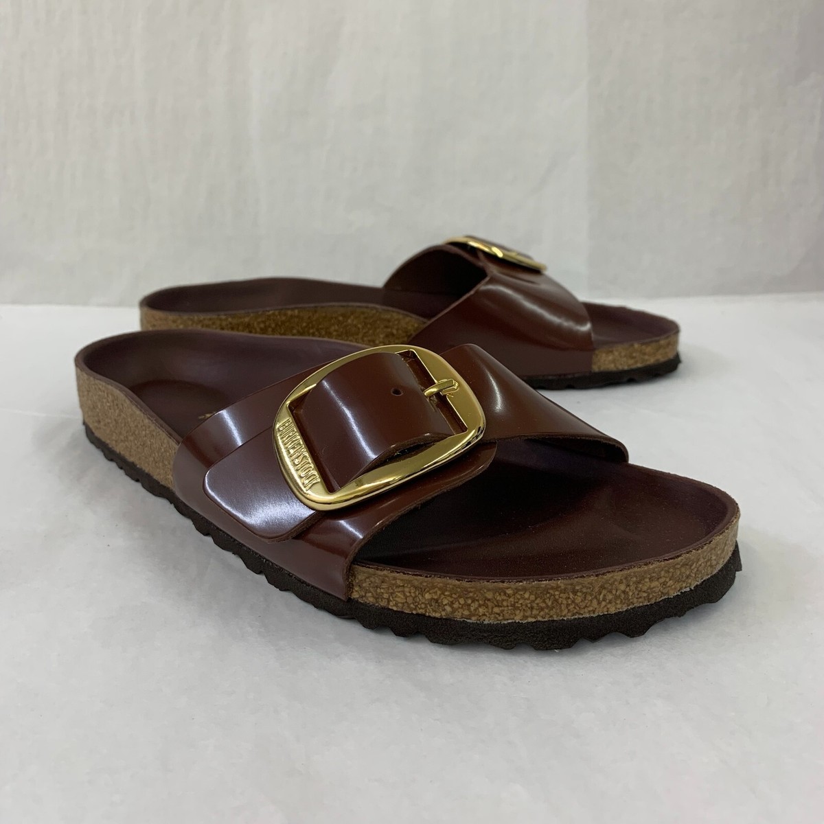 Birkenstock New w/ Box Madrid Big Buckle Chocolate Leather
