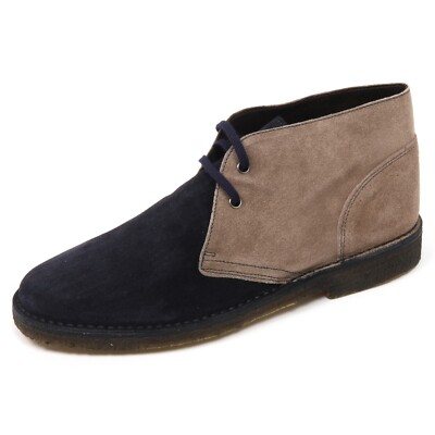 C3732 polacchino uomo SIMONE MARIOTTI blu/grigio boot shoe man