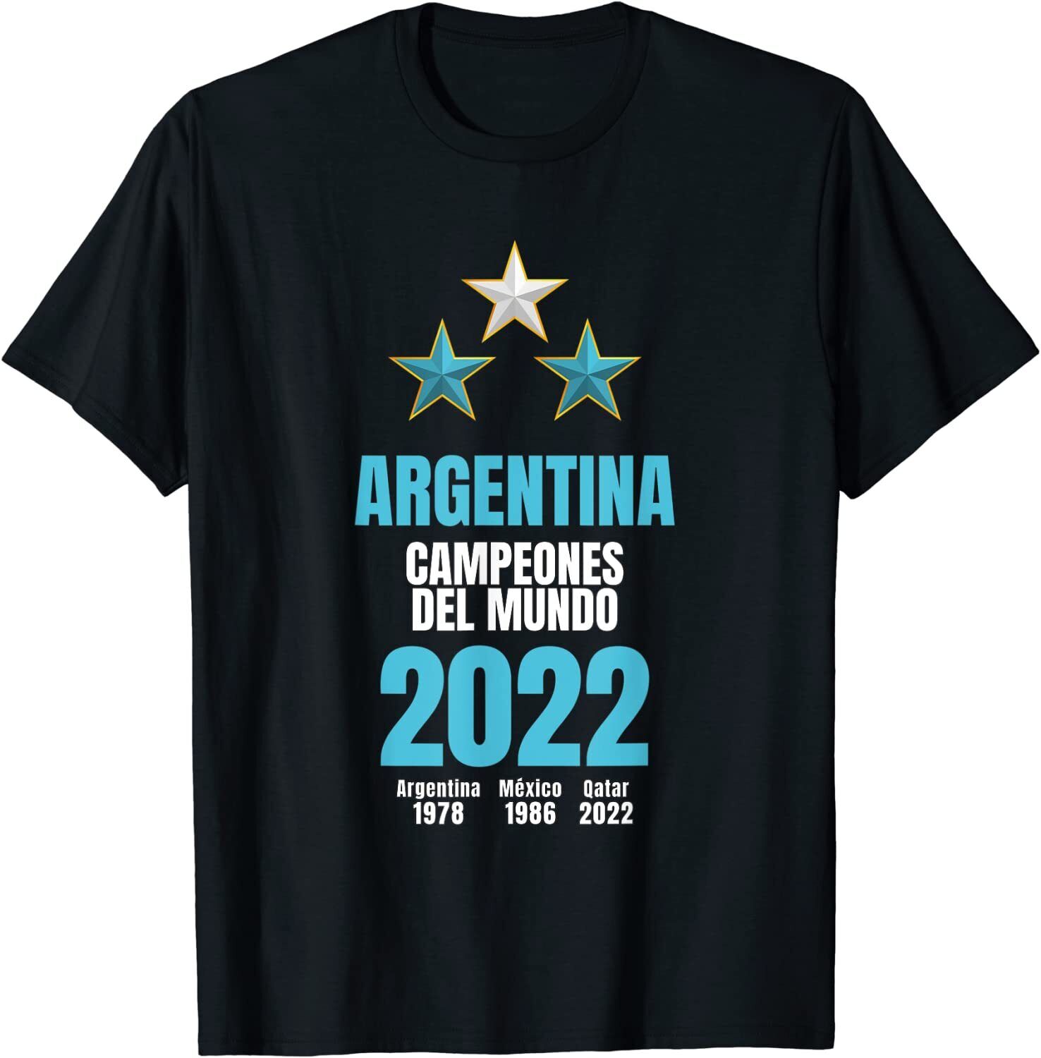 Argentina World Cup Champions 2022 Football Unisex T-Shirt