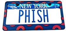 Marco de matrícula Phish; donuts elevados