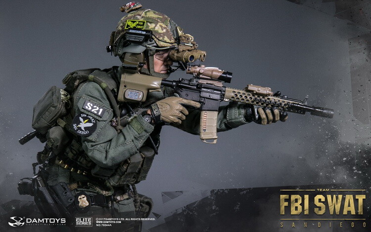 DAMTOYS  スワット サンディエゴ ミッドナイトOPS フィギュア DamToys 78044A US FBI SWAT Team Agent San Diego Midnight OPS
