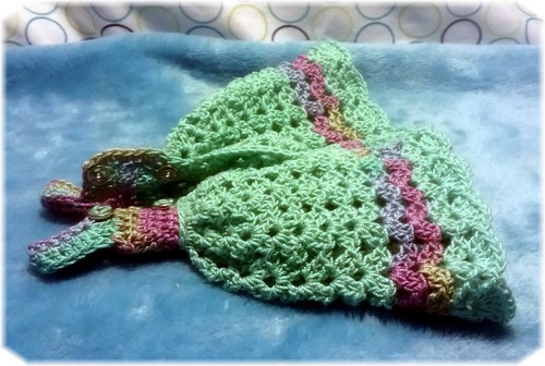 Handmade Crochet Doll Dress that Fit 9" Stacie/Skipper / NO DOLL OR SHOES - Picture 5 of 12