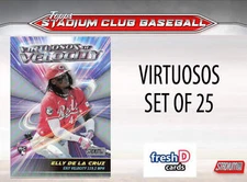 2024 Topps Stadium Club Virtuosos Of Velocity VV Complete Set 25 Judge Elly