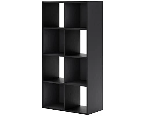 Langdrew 8 Cube Storage Organizer or Bookcase, Black - Image 4 of 4