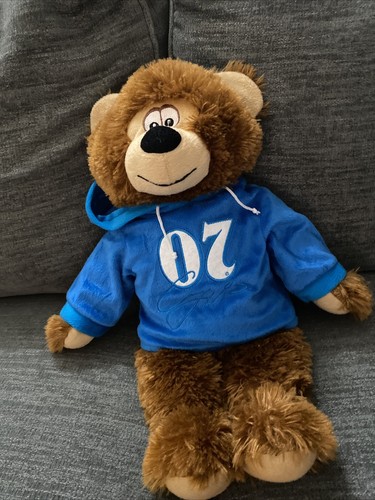 Nascar Casey Mears 07 Plush 19" Bear Blue Jacket with Hood Toy Factory