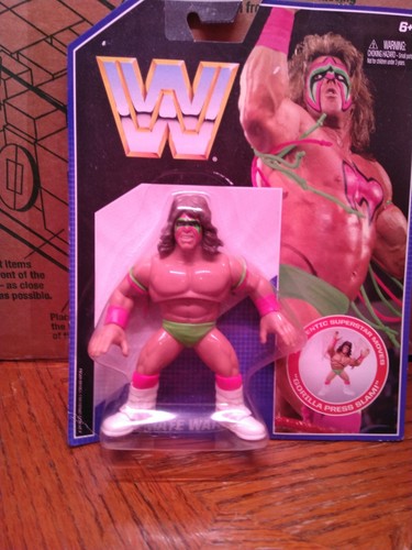 Ultimate Warrior WWE Retro Wrestling Figure Mattel...