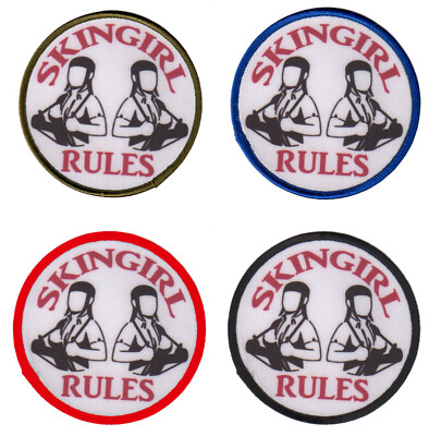 SKINGIRL RULES''Aufnäher''Oi!/SKIN/WAY OF LIFE/PATCH/Oi!/SKA/MÖH!/69/SPIRIT OF 69