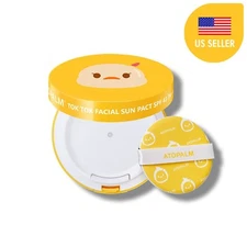 [ATOPALM] Tok Tok Facial Sun Pact 15g SPF43 PA+++, US Seller, FAST FREE SHIP