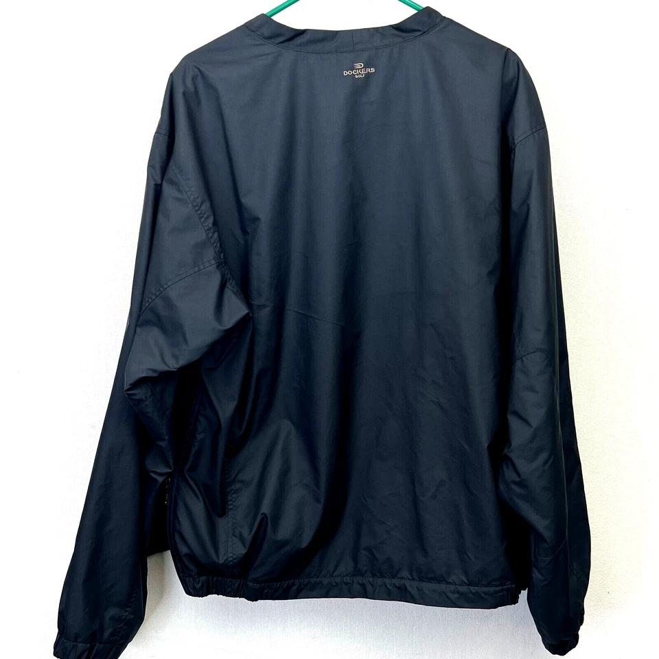 Chaqueta de Golf DOCKERS Para Hombres L Azul Pullover Defensor de Manchas Forrada Sudadera para Caminar Foto 2 de 4