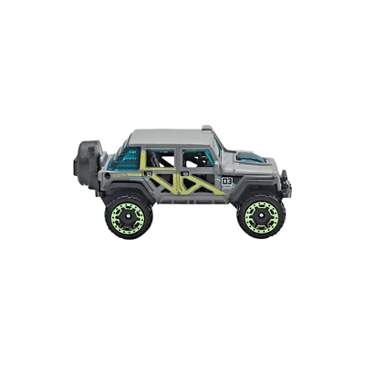 2025 Hot Wheels 2017 Jeep Wrangler - Gray - BAJA BLAZERS - Loose