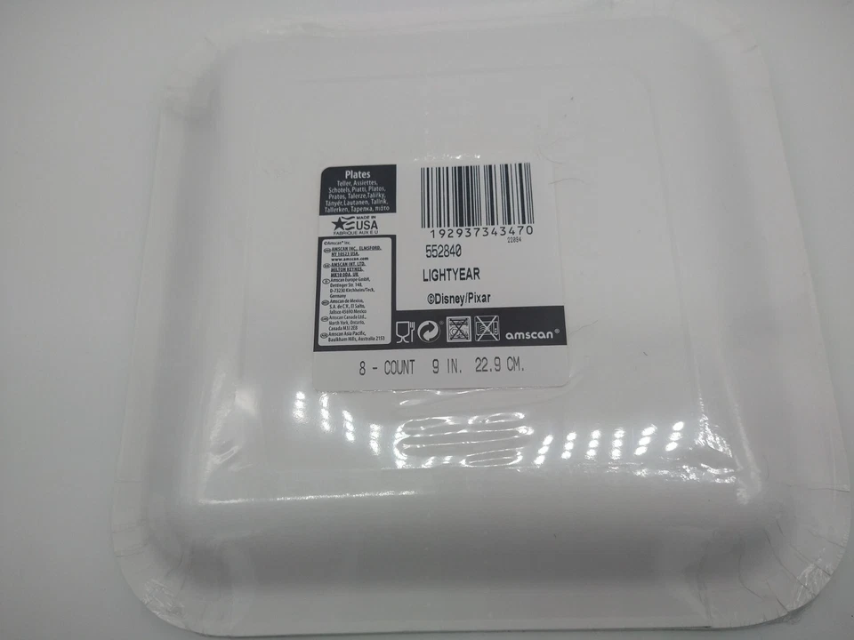 NUEVO Toy Story Buzz Juego de Fiesta Año Luz, Platos, Servilletas, Globos Foto 3 de 4