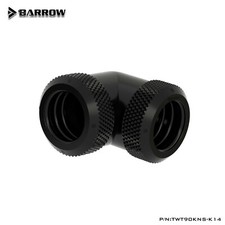 Barrow 90 Degree Multi-Link Fitting Double Compression 14mm OD Rigid Tubing Blk