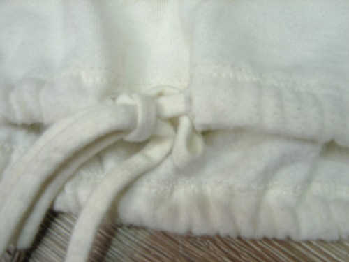 Sudadera Belle Du Jour Mujer Blanca XS Recortada Parte Inferior Dibujo Cuerda Cerezas - Imagen 5 de 10