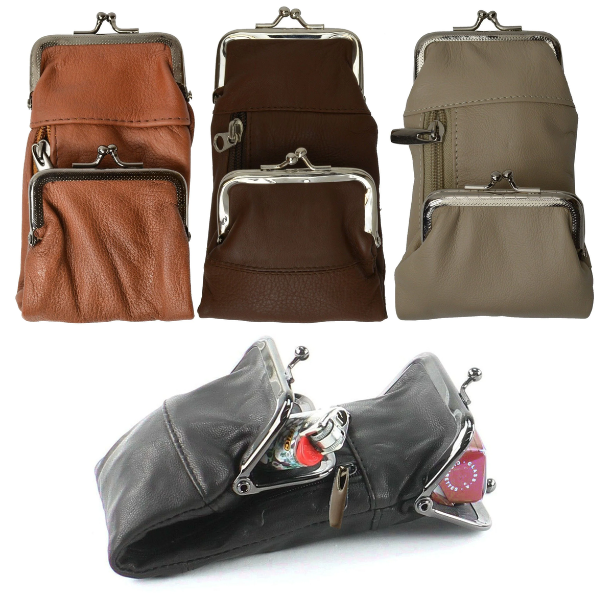 cigarette pack purse Genuine Leather Cigarette Pack Holder Pouch Smoke Carrying Case Coin Purse  Walle