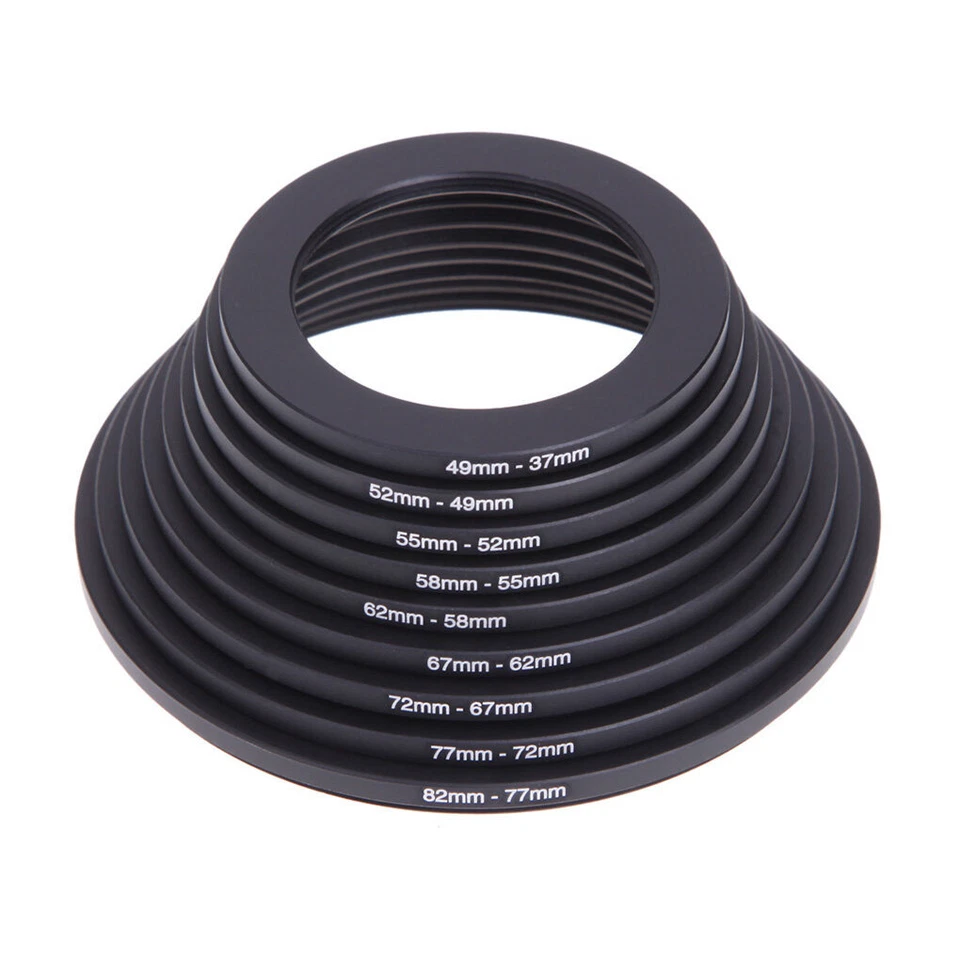 18Pcs/Set Camera Lens Filter Step Up Down Ring Adapter Kit Camera DSLR Universal - image 3 of 4