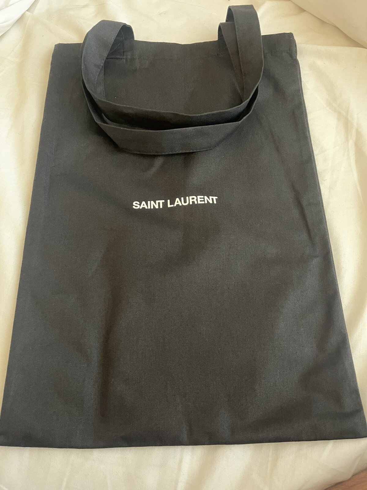 Autentica Borsa per la spesa in tessuto edizione limitata YSL Saint Laurent