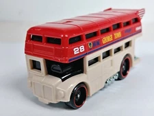 Trouble Decker Hot Wheels 2024 Fast Transit #126 Tan/Red DDB Rims 1:64 Loose