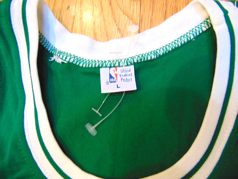 CAMISETA EN BLANCO AUTÉNTICA VINTAGE AÑOS 80 MACGREGOR SAND KNIT NBA BOSTON CELTICS 44 Foto 3 de 4