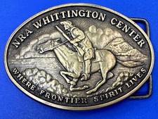 NRA Where Frontier Spirit Lives Belt Buckle National Riffle Association