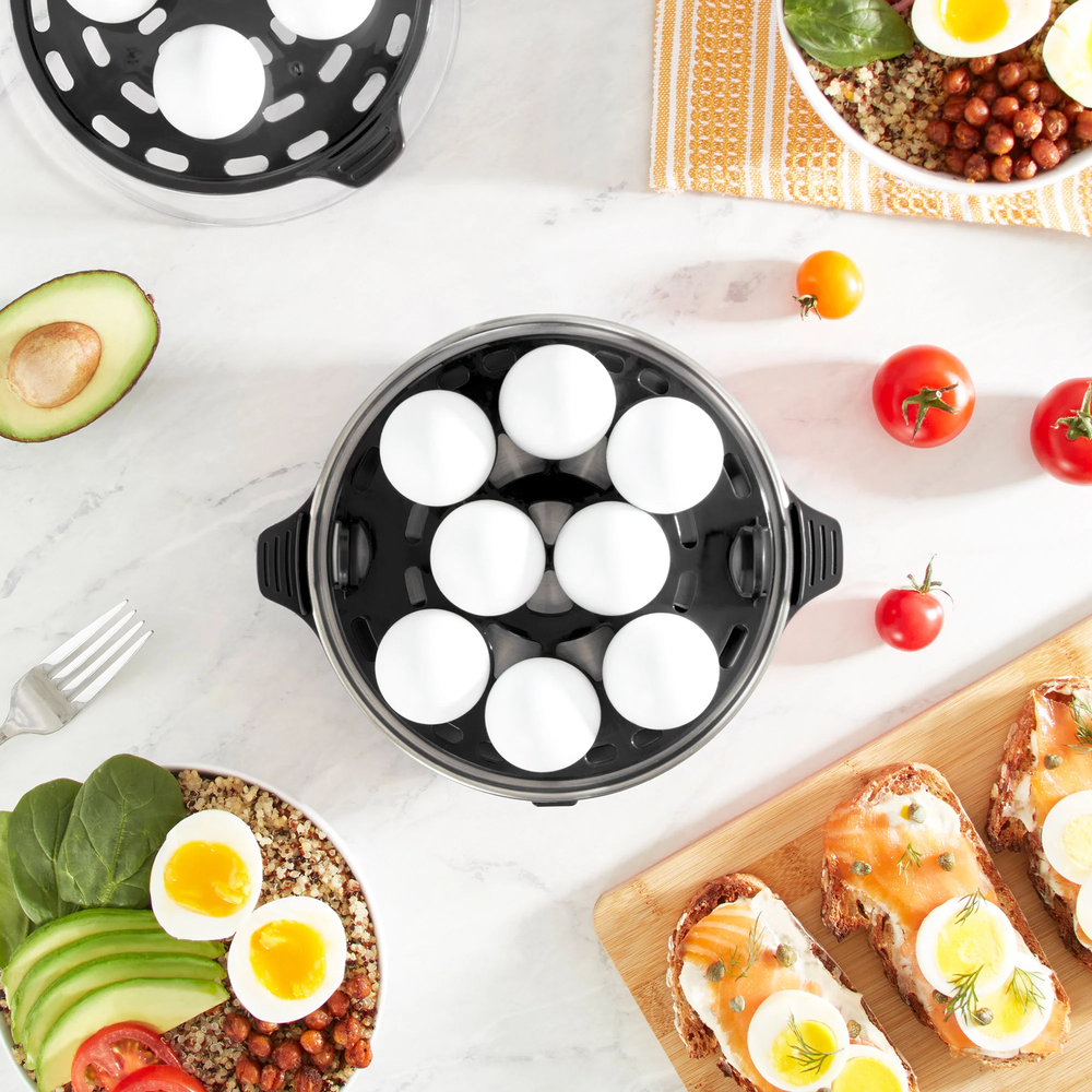 Dash Ultimate Deluxe Egg Cooker with Egg Bite Trays for Easy Breakfast Prep  