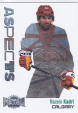 2022/23 SKYBOX METAL UNIVERSE..NAZEM KADRI..ASPECTS..# A-4..FLAMES.COMBINED SHIP