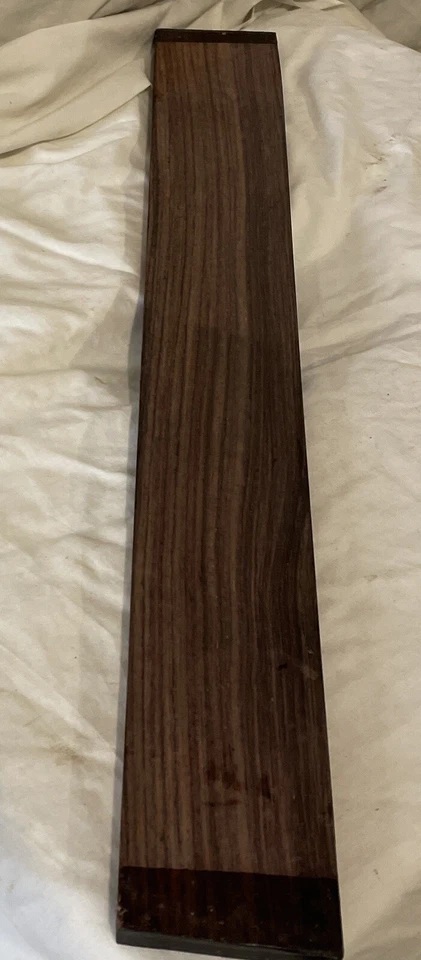 Diapasón de guitarra Dalbergia de palisandro 21x2,3/4x3/8 diapasón de construcción de guitarra Foto 3 de 4