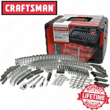 Craftsman 450-Piece Mechanics Tool Set Metric SAE Includes 3 Drawer Case