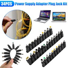 Universal 34 Tips Charger Power Supply Adapter Plug Jack Kit for Laptop Notebook