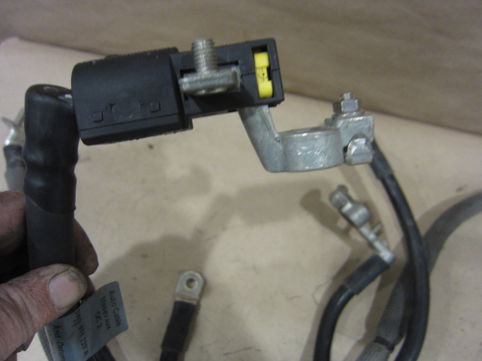 Bentley Continental - Battery Cables With Fuse Connector  - P/N 3W0971228A
