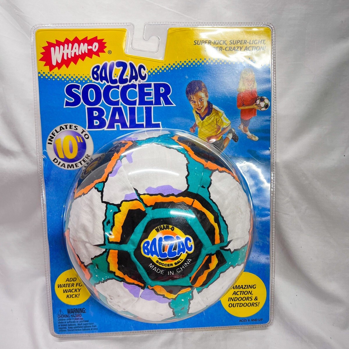 WHAM-O Balzac Soccer Ball 10” Football (Vintage, 1998) 4 New