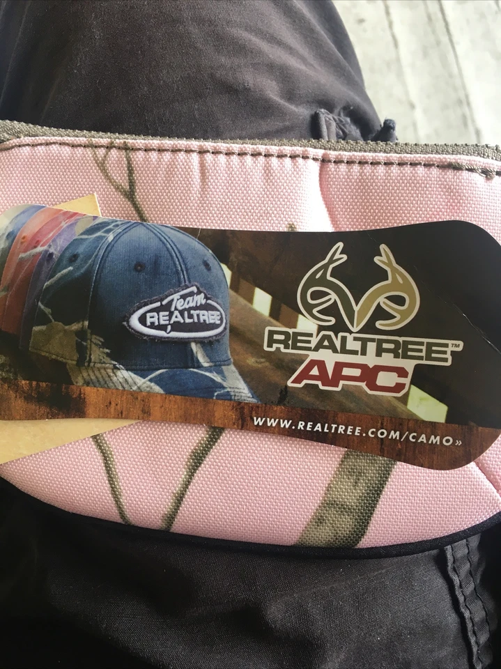 Cartera sin asas Realtree APC camuflada/rosa nueva con etiquetas bolsa interior con cremallera Foto 4 de 4