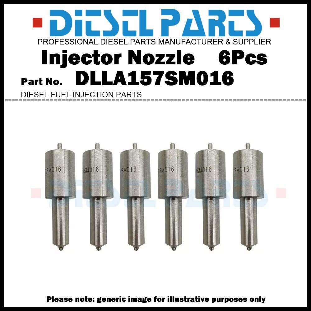 6x Fuel Injector Nozzle DLLA157SM016 for Mitsubishi Fuso Super