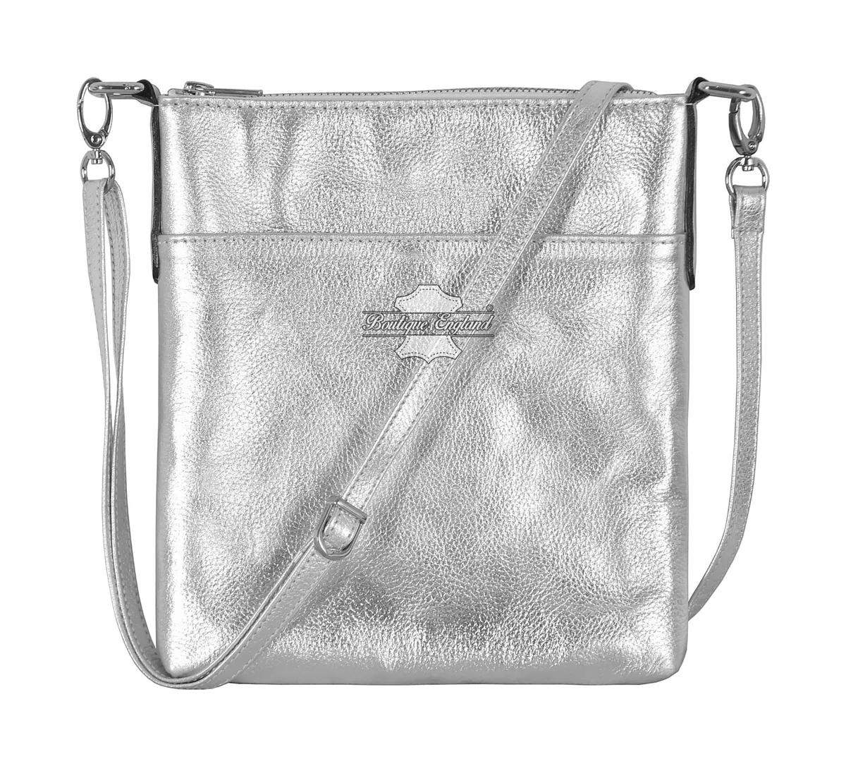 ROODLE ORIGINAL CROSSBODY HANDBAG IN SILVER – Roodle Australia