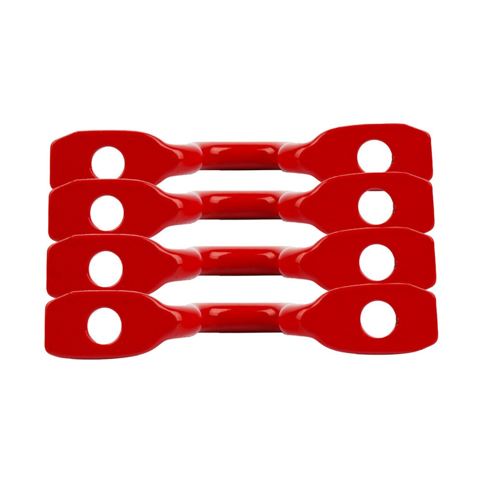 Red 4pcs Pickup Truck Bed Box Tie down Bracket Fixing Hook eBay