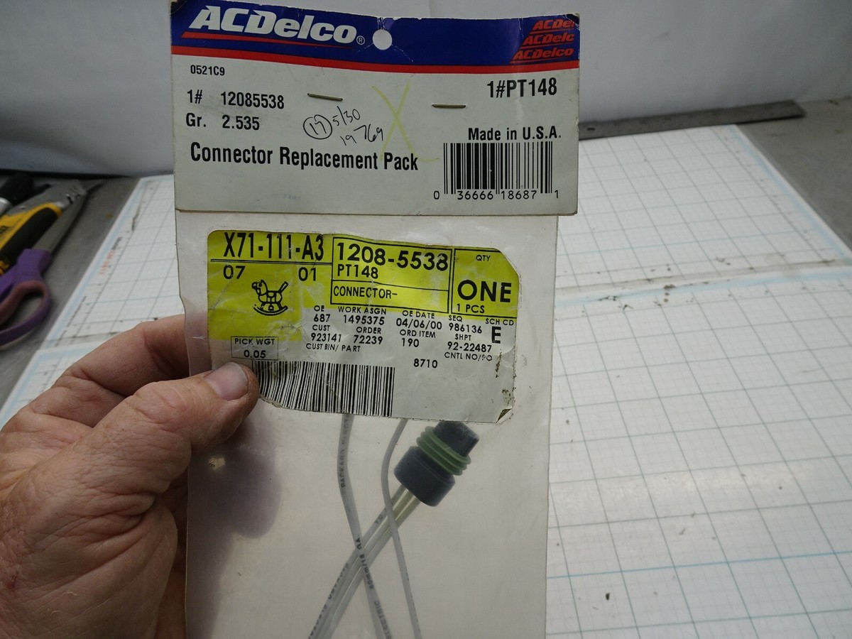 GM 12085538 Wiring Harness Pigtail Connector PT148 OEM NOS General