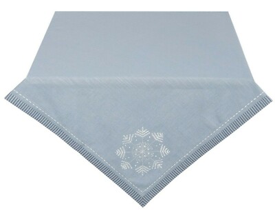 Clayre & Eef Tischdecke 130 x 180 cm Baumwolle Winter Wishes Landhaus