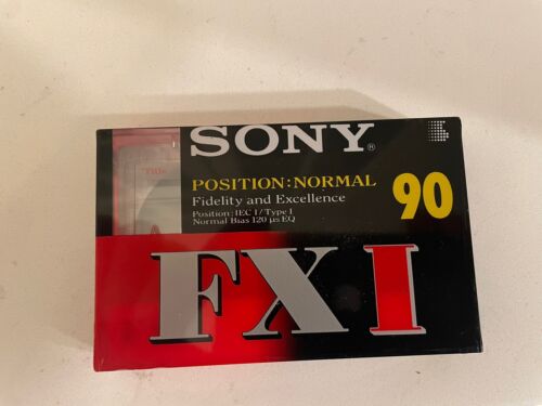 3 Pack Sony fX1  90 Min Blank Audio cassette Tape Normal Blank Tape New Sealed - Picture 1 of 1
