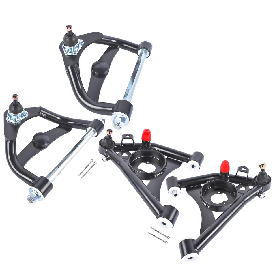 Tubular Control Arms Kit Upper & Lower Powdercoated for Chevy Monte Carlo S10 - Image 2 of 4