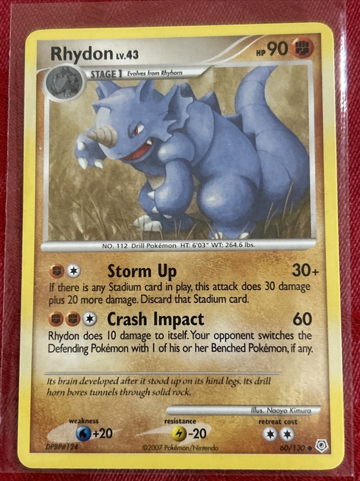 Pokémon TCG Rhydon Diamond & Pearl 60/130
