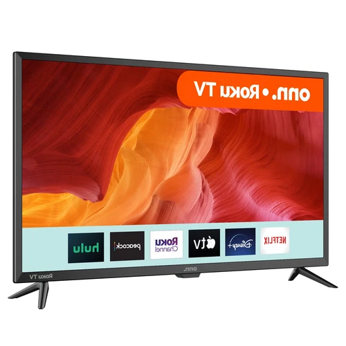 Onn TV 32-Inch Class HD (720P) LED Roku Smart Television Home Entertainment NEW
