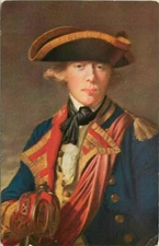 American 1737-1815 Sir George Cook Bart Waterloo Military Postcard 20-10394