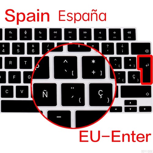 Keyboard Cover For 2005 - 2022 New M2/M3 Macbook Pro /Air 13/15/13.6/16/12 inch - Photo 176/186