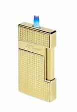 S.T. Dupont Slimmy Gold Diamond Head Lighter, 028009, 28009,  New In Box