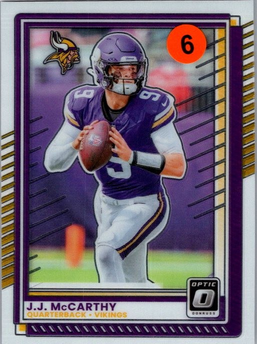 J.J. McCarthy Wave Donruss Optic - Wave 46 NM